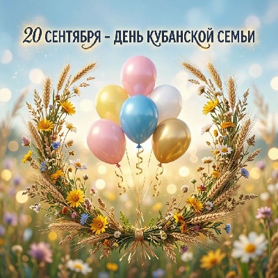 20 сентября- День кубанской семьи.