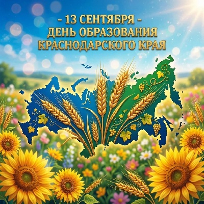 13 сентября- День образования Краснодарского края